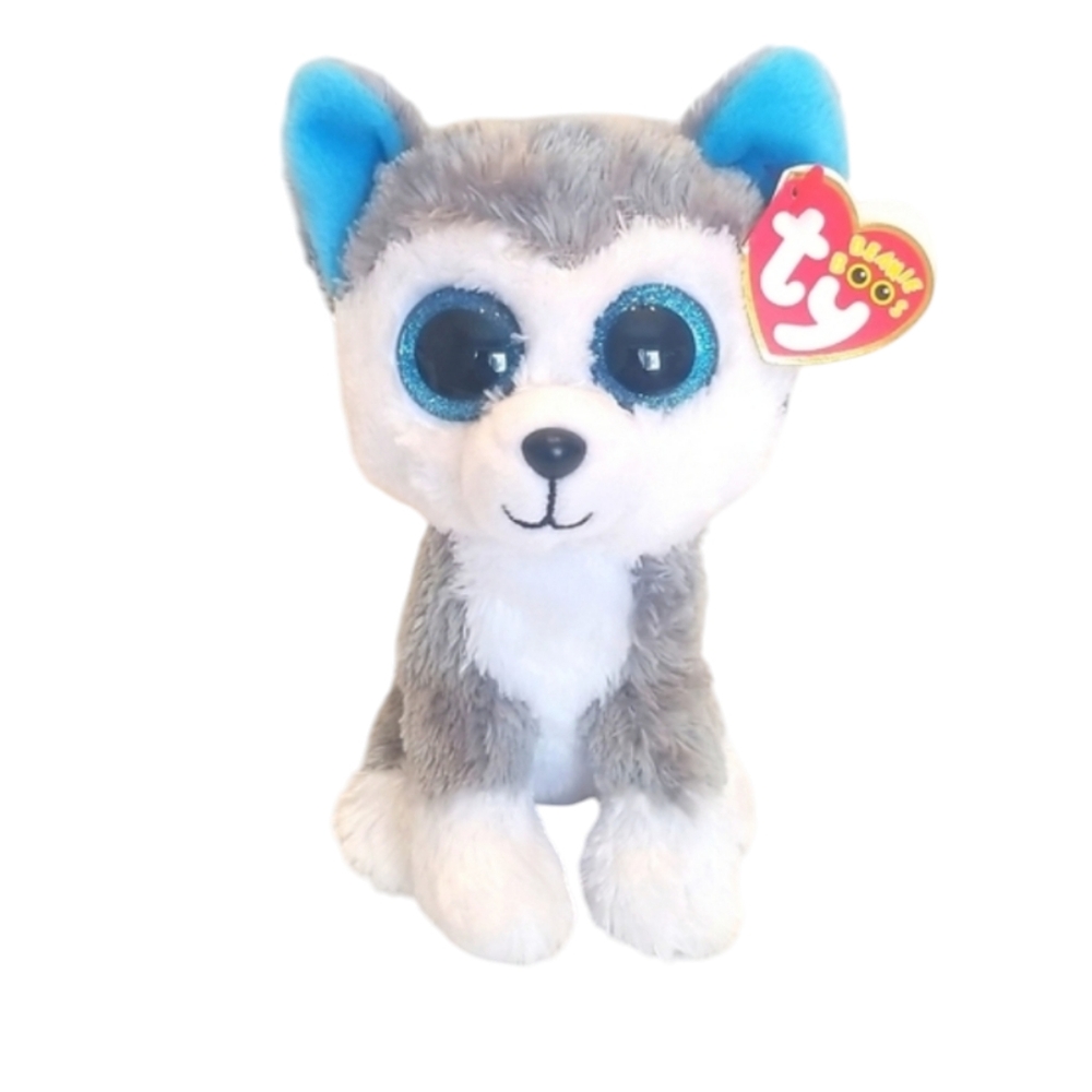 NWT Beanie Boos Slush The Husky Pup Plush Toy